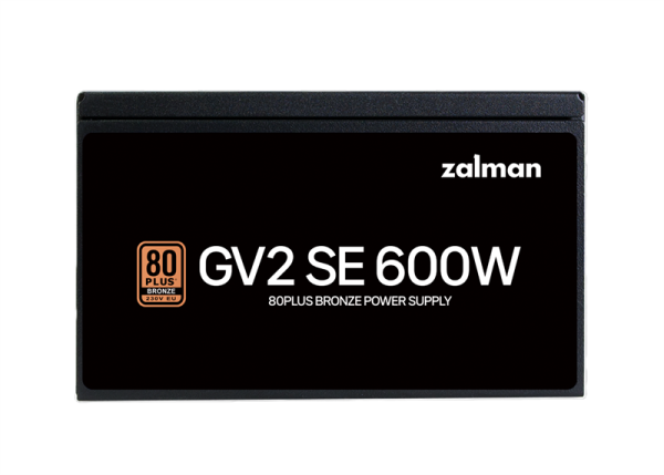 Фото Zalman ZM600-GV2SE, 600W, ATX12V v2.52, APFC, 12cm Fan, 80+ Bronze, Retail