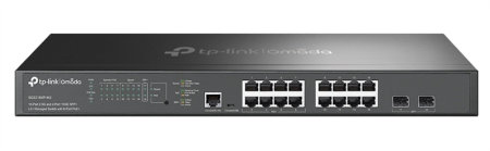 Фото TP-Link SG3218XP-M2, Omada 16-Port 2.5GBASE-T and 2-Port 10GE SFP+ L2+ Managed Switch with 8-Port PoE+