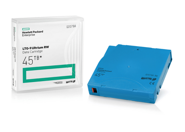 HPE LTO-9 Ultrium 45TB RW Data Cartridge (without label)