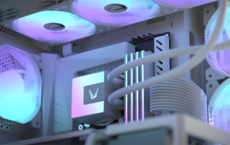 Фото Formula V Line ICE JET GLOW 360 WH, 360mm, 3x120mm, ARGB fans, LGA115X/1200/1700/1851, AM4/AM5