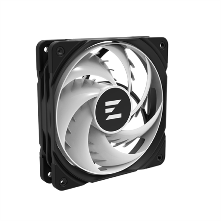 Фото ZALMAN ZM-AF120 ARGB BLACK, 120x120x25mm, 4-PIN PWM, 600-2000 RPM, 29,7 DBA MAX, HYDRO BEARING