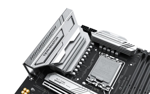 Фото MAXSUN MS-Terminator B860M, LGA1851, B860, 4*DDR5, 4*SATA3, 3*M.2, USB 3.2, USB 2.0, Type-C, 1*PCIEx16, 1*PCIex4, 1*PCIex1, HDMI+DP, mATX