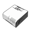 Фото MikroTik mAP with AR9531 650MHz CPU, 64MB RAM, 2xLAN, built-in 2.4Ghz 802.11bgn Dual Chain wireless with integrated antennas, microUSB, RouterOS L4, plastic case, PSU , POE-out