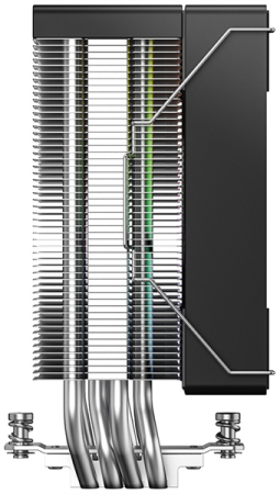 Фото ID-COOLING SE-214-XT V2 LGA1851/1700/1200/115X/AM5/AM4 (16шт/кор, TDP 200W, PWM, 4 тепл.трубки прямого контакта, FAN 120mm, Random Spectrum Lighting) RET