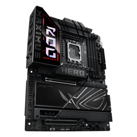 Фото ASUS ROG MAXIMUS Z890 HERO, LGA1851, Z890, 4*DDR5, 4*SATA, 6*M.2, 8*USB 3.2, Type-C, 2*PCIx16, 1*PCIx1, 2*Thunderbolt™ 4, HDM, ATX; 90MB1ID0-M0EAY0