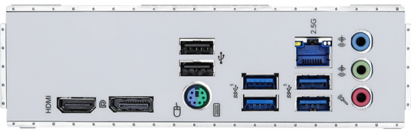 Фото ASROCK B550M PRO RS, AM4, B550, 4*DDR4, 4*SATA, 2*M.2, 4*USB 3.2, 2*USB 2.0, Type-C, 6*PCIx16, 1*PCIx1, 1xM.2 (Key E), HDMI+DP, mATX
