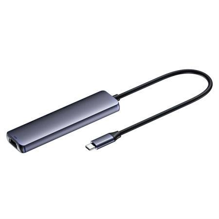 Фото Netac Hub WF13, Type-C to USB3.0+USB2.0*2+100W PD+HDMI (repl. NT08WF13-30GR)