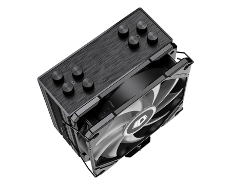 Фото ID-COOLING SE-224-XTS ARGB LGA1700/1200/115X/AM5/AM4 (10шт/кор, TDP 220W, PWM, 4 тепл.трубки прямого контакта, ARGB FAN 120mm) RET