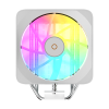 Ocypus Delta A40 EX WH Digital, 120mm ARGB FAN, Top Display Panel, 4 HEAT PIPES, 4-PIN PWM, 500-1800 RPM, 29DBA, HYDRO BEARING, LGA115X/1200/1700/18XX, AM4/AM5