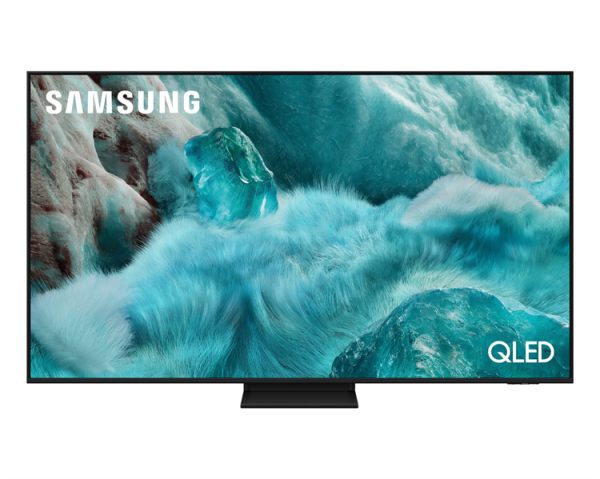 Samsung QLED TV QE55Q7F5AUXRU, 55', QLED, 4K 3840x2160, 60Hz, Tizen Smart TV, 20W, Tuner (DVB-T2/C/S2, PAL,SECAM), HDMI, USB, CI+, Wi-Fi, BT, LAN, Black