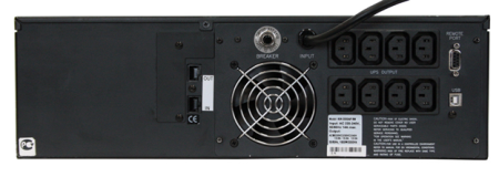 Фото Powercom King Pro RM, Line-Interactive, 3000VA/2400W, Rack mount 3U, 8*IEC320-C13 (8 batt), Serial+USB, SmartSlot, LCD, black (1152615)