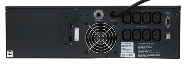 Фото Powercom King Pro RM, Line-Interactive, 3000VA/2400W, Rack mount 3U, 8*IEC320-C13 (8 batt), Serial+USB, SmartSlot, LCD, black (1152615)