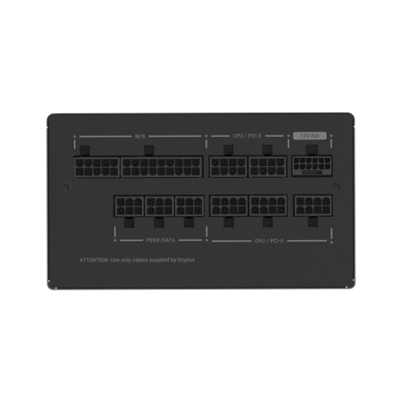 Фото Ocypus Iota P1000S, 1000W, APFC, 80+ Gold, ATX 3.1, Fully Modular, 120mm Fan, Taiwan capacitors (P1000S-GF)