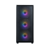 Фото ZALMAN S6, ATX, BLACK, WINDOW, 1xCombo (2.5'' or 3.5''), 3x2.5'', 1x3.5'', 1xUSB Type C, 1xUSB3.0, 2xUSB2.0, FRONT 3x140mm FRGB, REAR 1x120mm FRGB