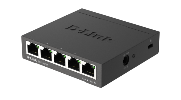 Фото D-Link Неуправляемый коммутатор, 5x1000Base-T, корпус металл