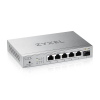 Мультигигабитный коммутатор Zyxel XMG-105, 5xRJ-45: 1/2.5G, 1xSFP+, настольный, бесшумный