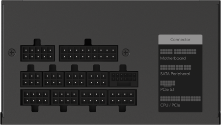 Фото Formula V Line FV-750GM, 750W, ATX3.1/PCIe5.1, APFC, 80+ Gold, 12cm Fan, Full Modular