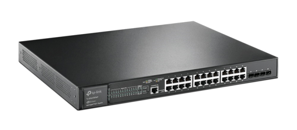 Фото TP-Link SG3428XMP, Omada™ 24-Port Gigabit and 4-Port 10GE SFP+ L2+ Managed Switch with 24-Port PoE+