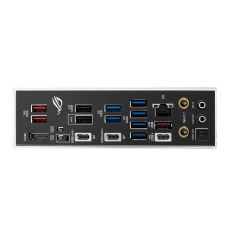 Фото ASUS ROG STRIX X870E-H GAMING WIFI7 AM5, X870, 4*DDR5, 4*SATA, 4*M.2, 8*USB 3.2, 6*USB4, 2*Type-C, 2*PCIx16, HDMI, ATX; 90MB1M90-M0EAY0