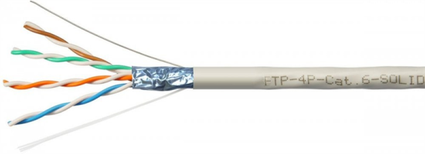Кабель NEOMAX [NM20611] F/UTP cat.6 4 пары (305 м) 0.57 мм (23 AWG) Медь LSZH; Fluke Tested