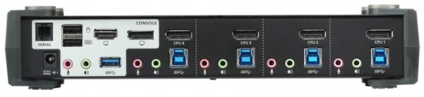 Фото ATEN 4P USB 3 4K DisplayPort MST KVMP Switch