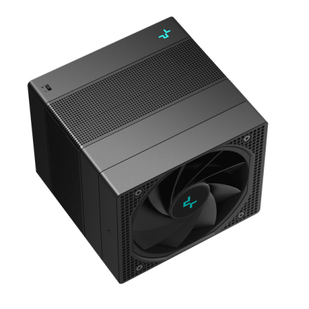 Фото DEEPCOOL ASSASSIN IV LGA20XX/1700/1200/115X/AM5/AM4 (6шт/кор,TDP 280W, PWM, DUAL FAN 140mm + 120mm, DUAL Heatsink, 7 Heatpipe, Copper Base) RET (R-ASN4-BKNNMT-G)