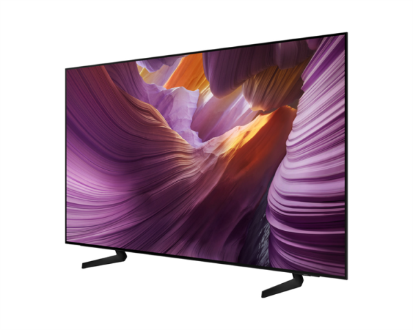 Фото Samsung OLED TV QE55S85FAEXRU, 55', OLED, 4K 3840x2160, 120Hz, Tizen Smart TV, 20W, Tuner (DVB-T2/C/S2, PAL,SECAM), HDMI, USB, CI+, Wi-Fi, BT, LAN, VESA 300x200, class A+, Graphite Black