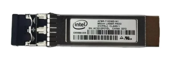Intel Ethernet SFP+ SR Optics (SFP+ transceiver module for short range fiber cables (up to 300m)) AFBR-710DMZ-IN1 / E10GSFPSR
