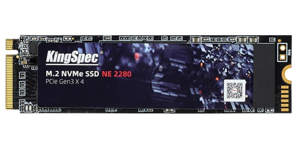 KingSpec SSD 512GB M.2 2280 PCIe 3.0 x4 NVMe R2400/W1700MB/s 3D NAND MTBF 1M 100200/14500 IOPS 250TBW
