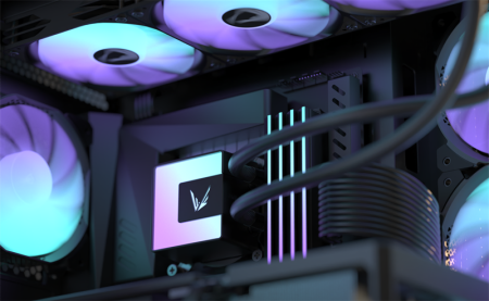 Фото Formula V Line ICE JET GLOW 360 BK, 360mm, 3x120mm, ARGB fans, LGA115X/1200/1700/1851, AM4/AM5