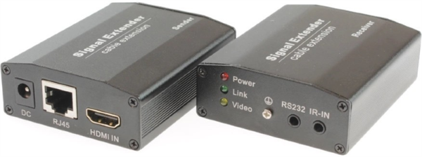 OSNOVO TA-HiP+RA-HiP Комплект для передачи HDMI, ИК управления и питания по кабелю витой пары (HDBaseT). Расстояние передачи до 40м (4K2K(30Гц)), до 70м (1080p). Поддержка технологии Power over HDBase