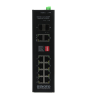 Фото OSNOVO SW-80822/IR Промышленный PoE коммутатор Gigabit Ethernet на 10 портов. Порты: 2 x GE (10/100/1000Base-T) с PoE BT (до 90W) + 6 x GE (10/100/1000Base-T) с PoE (до 30W) + 2 x GE RJ45 (10/100/1000