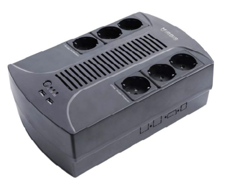 Фото IRBIS UPS Personal plus 800VA/480W, AVR, 6xSchuko outlets(6 w battery support), 1 years warranty