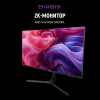 27" IRBIS SMARTVIEW 27 LED Monitor 2560x1440, 16:9, IPS, 350 cd/m2, 1500:1, 3ms, 178°/178°, HDMI, DP, USBх2, USB-C(65W), Audio output, 100Hz Height Tilt Swiv Pivot Speak внешн. Бп Black 3
