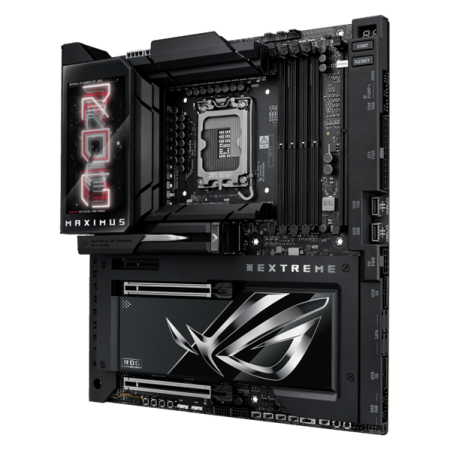 Фото ASUS ROG MAXIMUS Z890 EXTREME, LGA1851, Z890, 4*DDR5, 4*SATA, 6*M.2, 7*USB 3.2, Type-C, 2*PCIx16, 2*PCIx4, 2*Thunderbolt™ 5, HDMITM, ATX; 90MB1IA0-M0EAY0