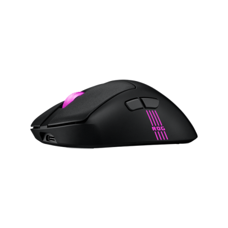 Фото ASUS ROG KERIS II ORIGIN, 54g, Wired, 2.4GHz RF, Bluetooth 5.1, 42K DPI sensor, 5 Programmable Buttons, Black