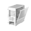 Фото Deepcool CH360 WH без БП, боковое окно (закаленное стекло), 2x140мм ARGB LED вентилятор спереди и 1x120мм ARGB LED вентилятор сзади, белый, mATX (R-CH360-WHAPE3-G-1)