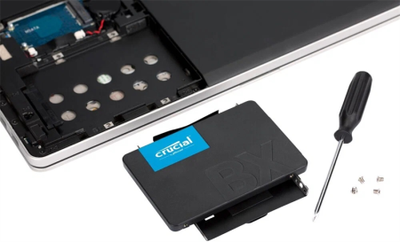 Фото Crucial SSD Disk BX500 500GB SATA 2.5” 7mm SSD (540 MB/s Read 500 MB/s Write), 1 Year Warrаnty OEM