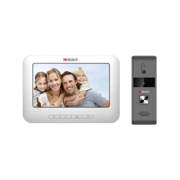 Фото Комплект аналогового видеодомофона HIWATCH DS-D100KF