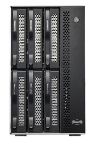 Фото TerraMaster D6-320 DAS tower/JBOD,Single Disk/up to 6 SATA(3,5' or 2,5')/1xUSB3.2 Type-C gen2/1xPS/1YW