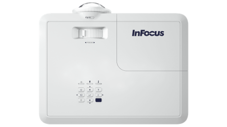 Фото INFOCUS IN0046ST DLP,WXGA,4300 lm,30000:1, 0.521:1, 2xHDMI 1.4,VGA in/out,Composite Video,3.5mm in/out,USB-A, RS-232, RJ-45,лампа 15000ч.(ECO mode),10W,27дБ,2.9кг,PJ-Link,БЕЛЫЙ,замена SP2236ST,IN136ST