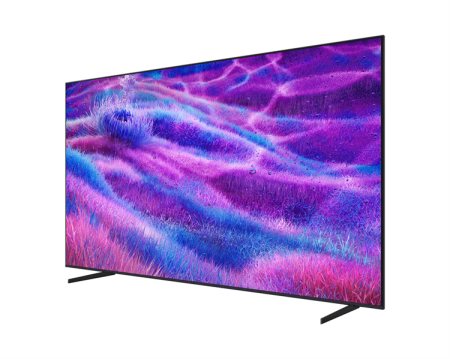 Фото Samsung QLED TV QE100QN80FUXRU, 100', QLED, 4K 3840x2160, 120Hz, Tizen Smart TV, 30W, Tuner (DVB-T2/C/S2, PAL,SECAM), HDMI, USB, CI+, Wi-Fi, BT, LAN, VESA 600x400, Titan Black
