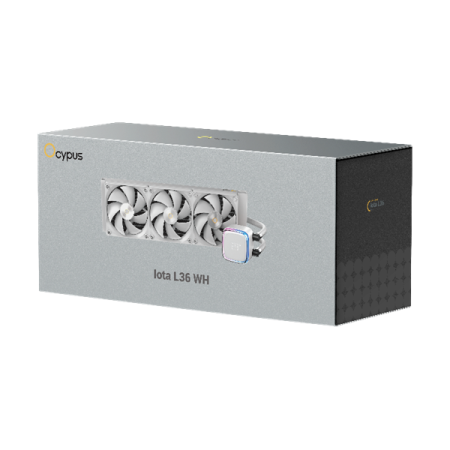 Фото Ocypus Iota L36 WH, 360mm, Display Pump, 3x120mm FDB fans, LGA115X/1200/1700/18XX, AM4/AM5
