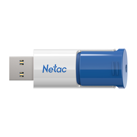 Фото Netac U182 Blue 256GB USB3.2Flash Drive, retractable (replaced NT03U182N-256G-30BL)