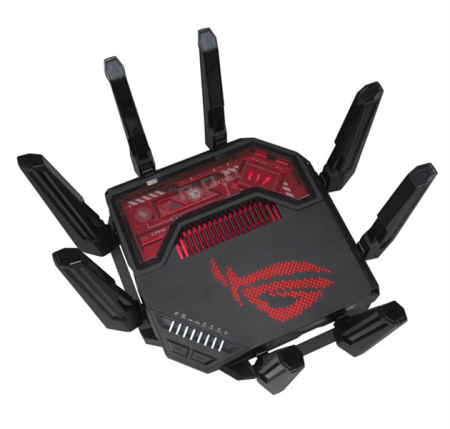 Фото ASUS GT-BE19000//802.11 a/b/g/n/ac/ax/be, 2,4 + 6 gGz, black