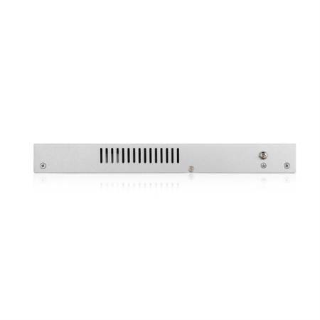 Фото PoE+ Zyxel GS1008HP, 8xGE PoE+, настольный, металлический, бесшумный, бюджет PoE 60 Вт