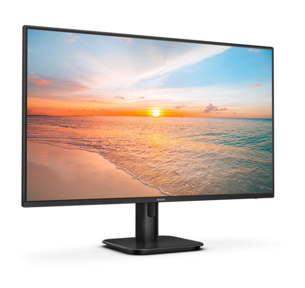 Фото 27" Philips 27E1N2100A 1920x1080, WLED, 16:9, IPS, 300cd, 4ms, 1500:1, 178/178, VGA, HDMI, 120Hz, Speakers, Tilt, Internal, VESA, Black, 3y