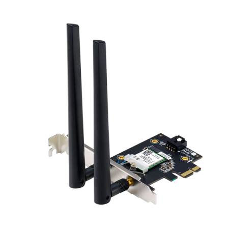 Фото ASUS PCE-BE6500 // WI-FI 7 802.11be, 2882 + 688Mbps, PCI-E Adapter, 2 antenna