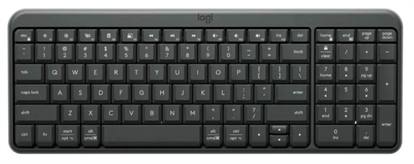 Logitech Wireless Keyboard K250, Bluetooth, Black, Rus/Eng [920-013452]