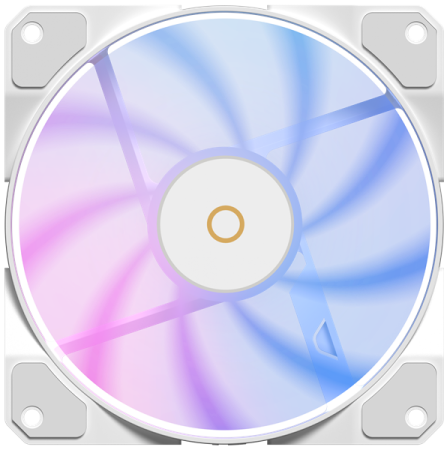Фото Ocypus Beta F12 WH ARGB, 120x120x25mm, 4-PIN PWM, 800-1600 RPM, 29 DBA MAX, HYDRO BEARING